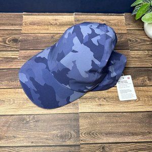 LULULEMON ATHLETICA NWT Run Fast and Free Run Hat *Pony blue camo lululemon athletica | Accessories | Nwt Lululemon Fast And  main image 2
